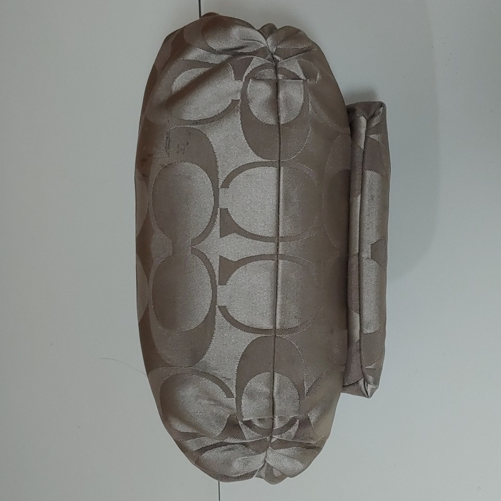 Coach Sateen Leather Shoulder Bag - Picture 8 of 16